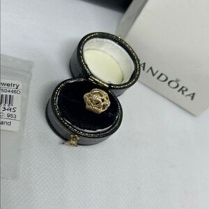 Pandora 14 K Gold & Diamond Charm